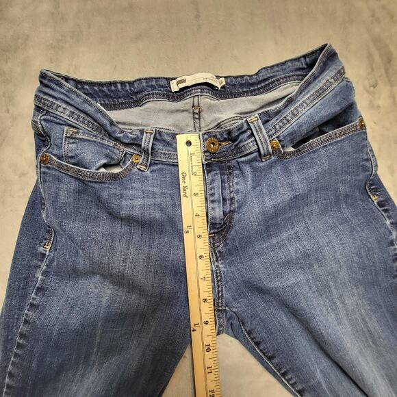 Levis 529 Curvy Boot Cut Jeans Womens 12 Blue Stretch Denim Medium Wash W31 L32 - Picture 9 of 13